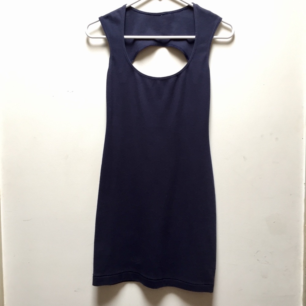 ☀️American Apparel Navy Blue Cut Out Mini Dress